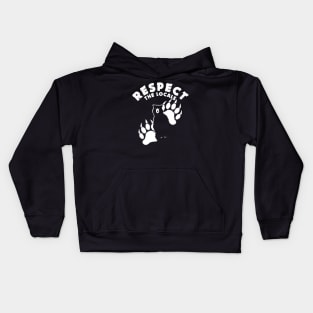 Respect The Locals - Bears Kids Hoodie